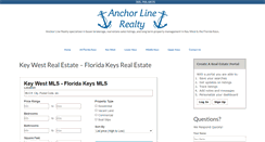 Desktop Screenshot of anchorlinerealty.com